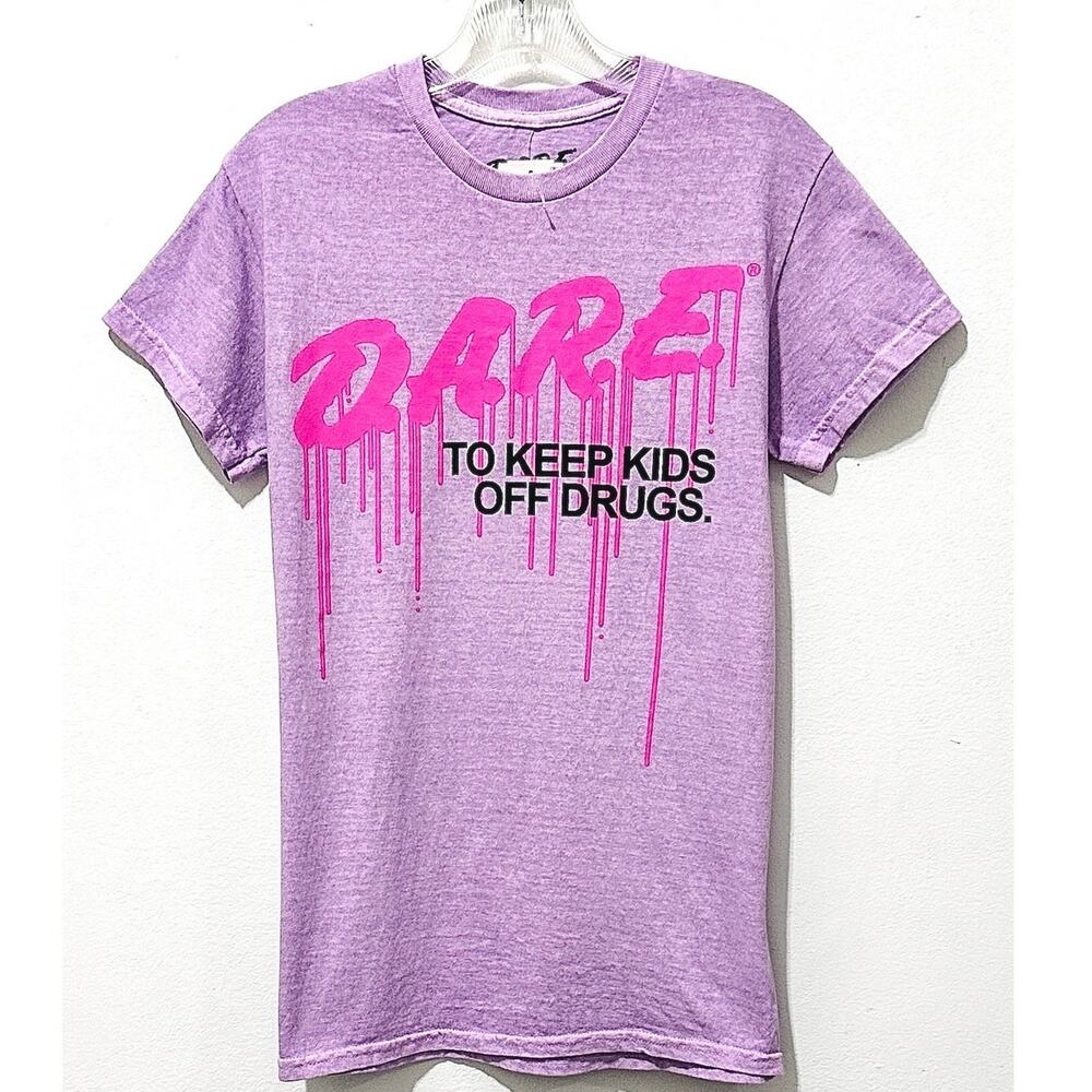 Vibrant Purple DARE Short Sleeve Tee